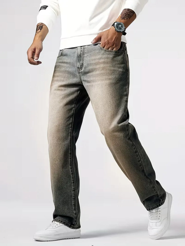 Loose fit jeans met vijf zakken