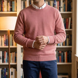 Men's Cashmere Sweater | Crew Neck Long Sleeve Knit