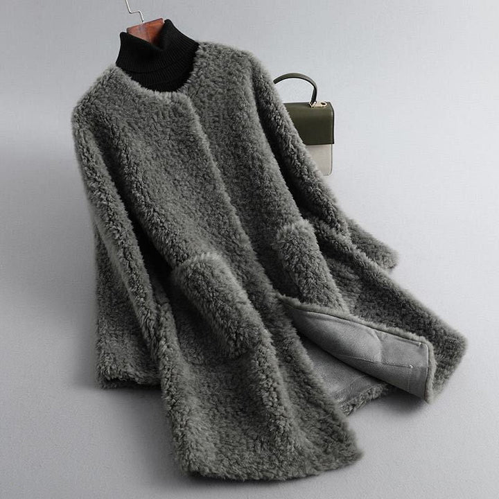 Olivia Couture Shearling Coat - York Miller