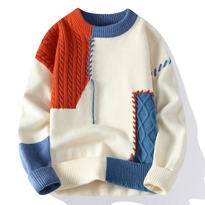 Blake Patch Knit Sweater - York Miller