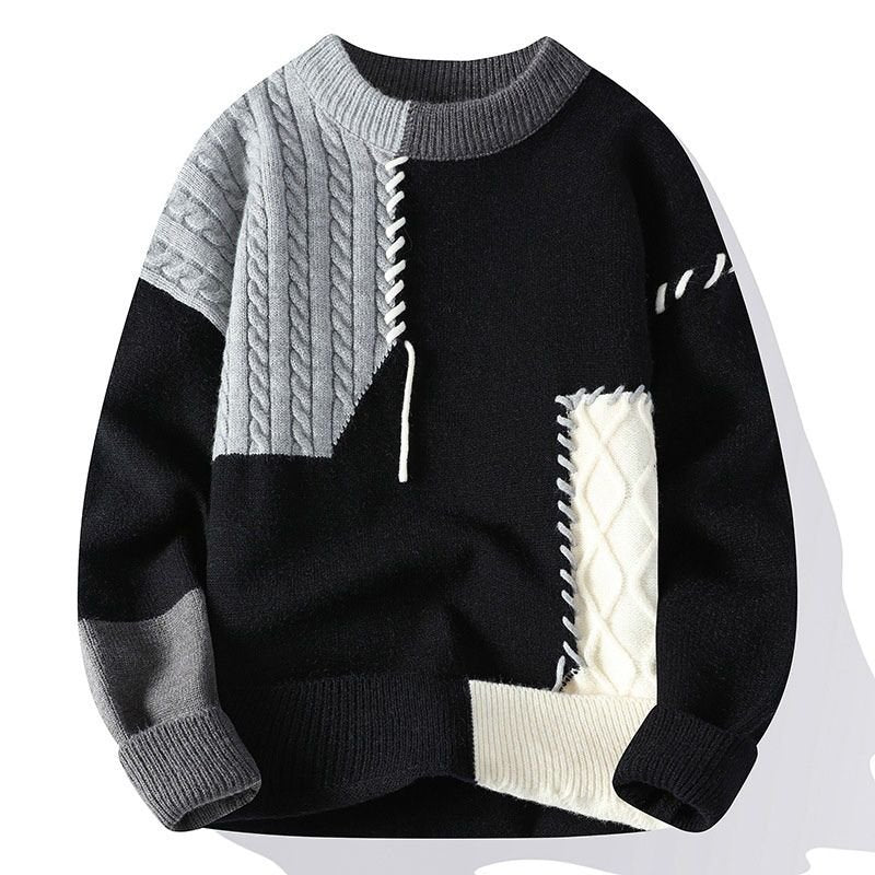 Blake Patch Knit Sweater - York Miller