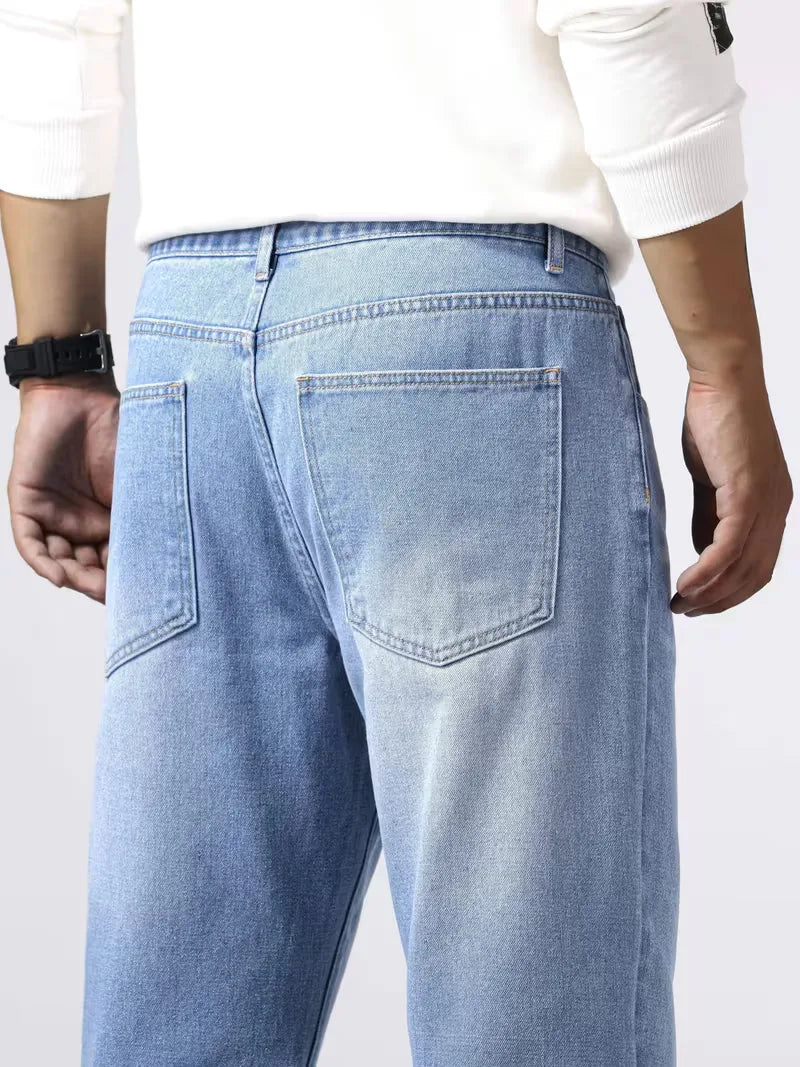 Loose fit jeans met vijf zakken