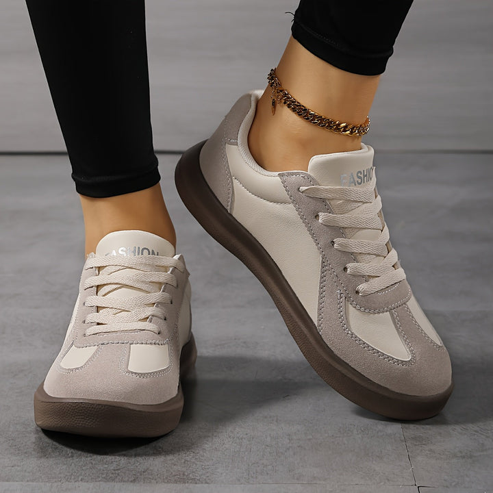Comfortable Sneakers For Women | Low Top Lace Up Cushioned Sole