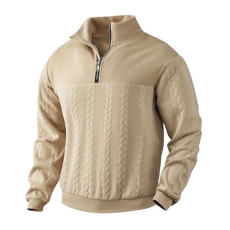 Brooks Jacquard Knit Sweater - York Miller