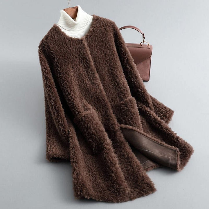 Olivia Couture Shearling Coat - York Miller