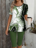 Luna™ | Printed Two-Piece Stretch Set
