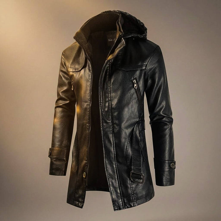 Marvin Legacy Hooded Leather Jacket - York Miller