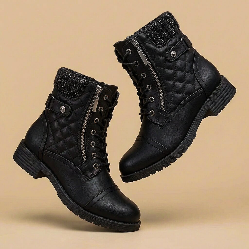 Amara Leather Ankle Boots - York Miller