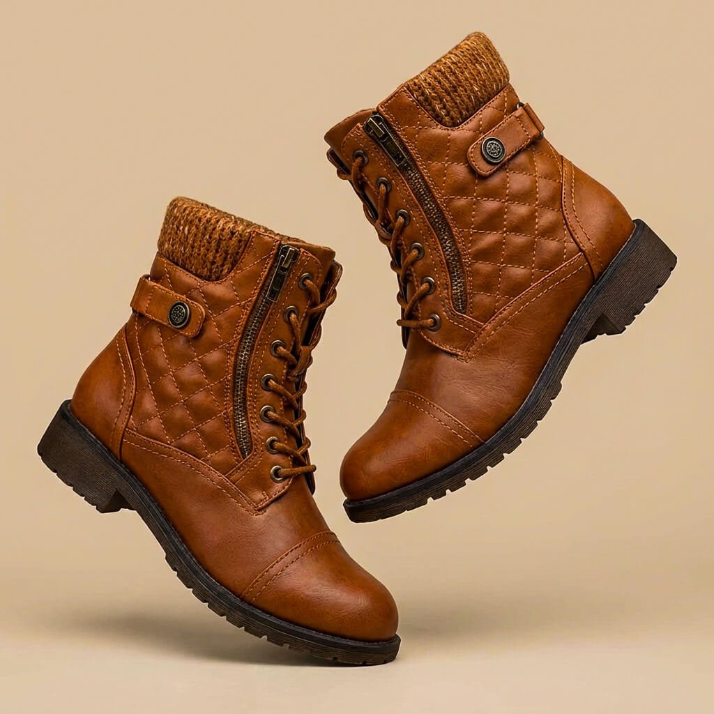 Amara Leather Ankle Boots - York Miller