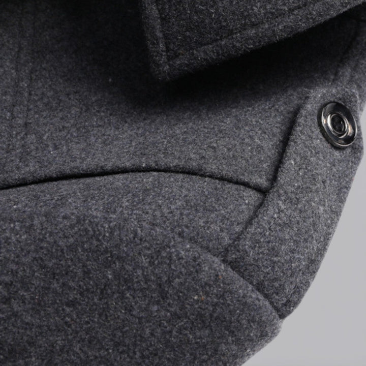 Double Breasted Pea Coat for Men - Image 10