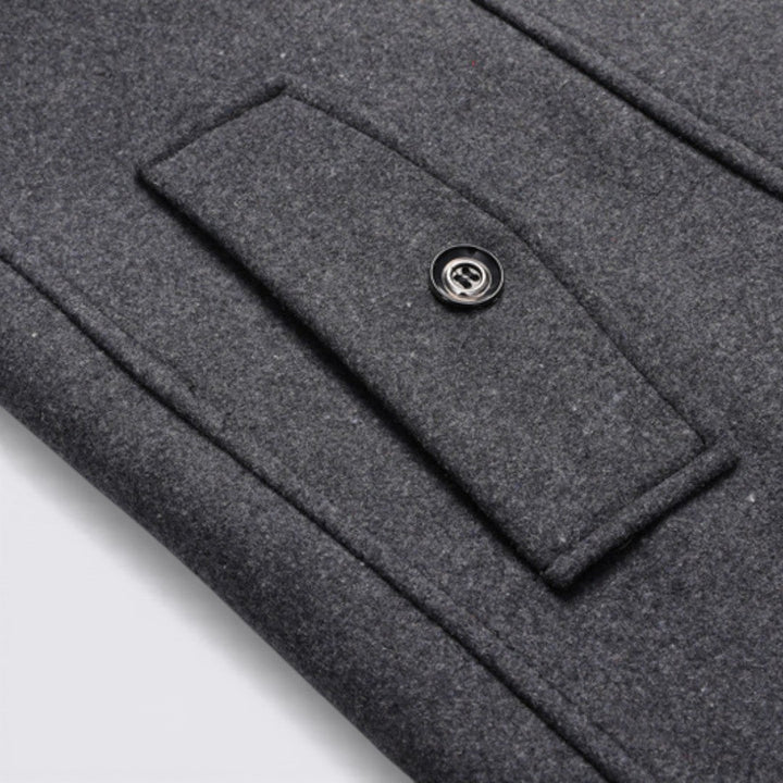 Double Breasted Pea Coat for Men - Image 12