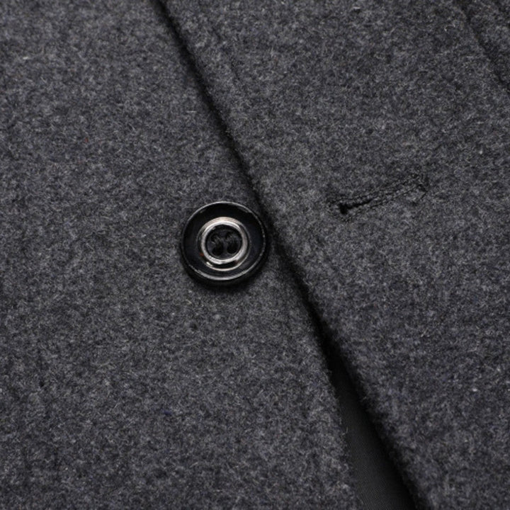 Double Breasted Pea Coat for Men - Image 14