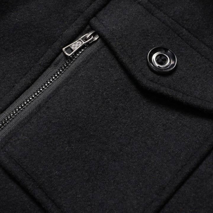 Double Breasted Pea Coat for Men - Image 4