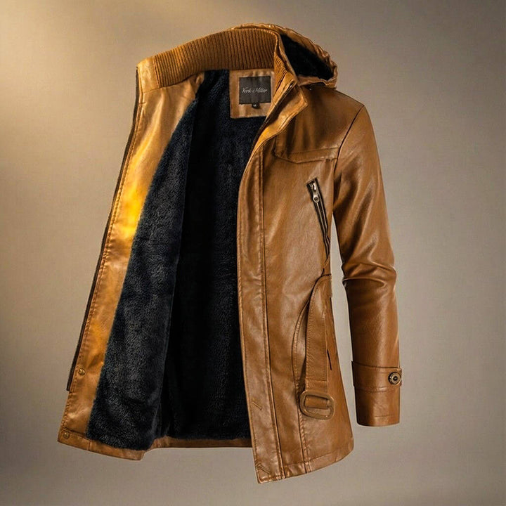 Marvin Legacy Hooded Leather Jacket - York Miller