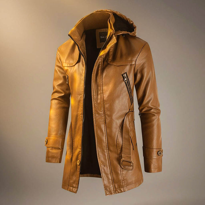 Marvin Legacy Hooded Leather Jacket - York Miller