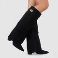 Women's Knee High Boots | Over-The-Knee Suede Buckle