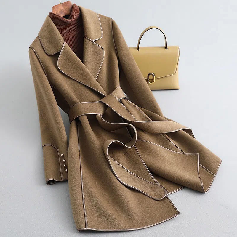Aria Virgin Wool Trench Coat - York Miller