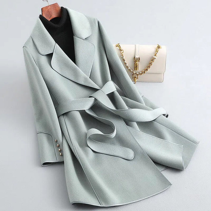 Aria Virgin Wool Trench Coat - York Miller