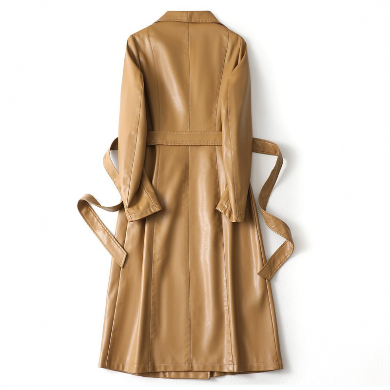 Chelsea Sheepskin Leather Trench Coat - Jack Hafford
