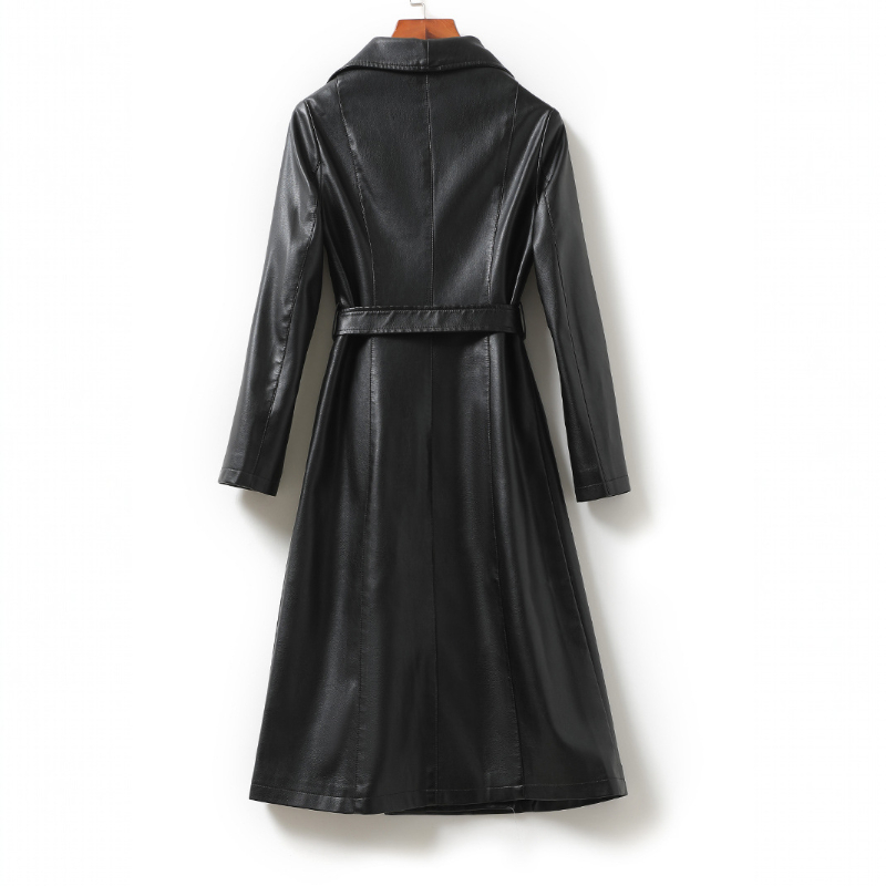 Chelsea Sheepskin Leather Trench Coat - Jack Hafford