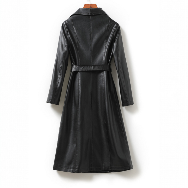Chelsea Sheepskin Leather Trench Coat - Jack Hafford