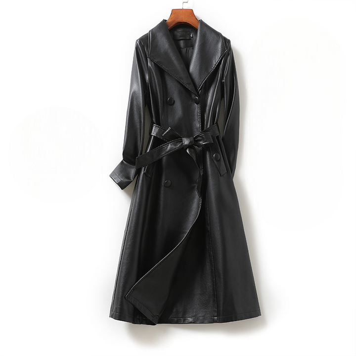 Chelsea Sheepskin Leather Trench Coat - Jack Hafford