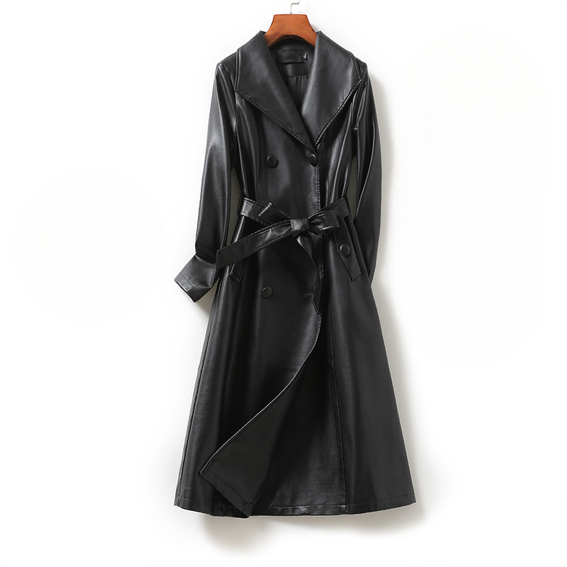 Chelsea Sheepskin Leather Trench Coat - Jack Hafford