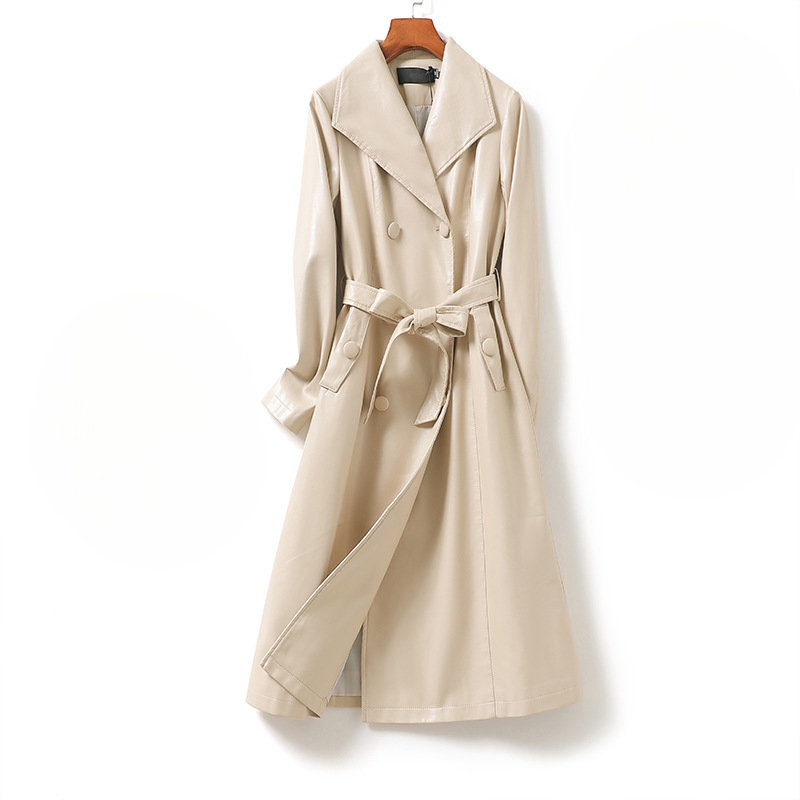Chelsea Sheepskin Leather Trench Coat - Jack Hafford