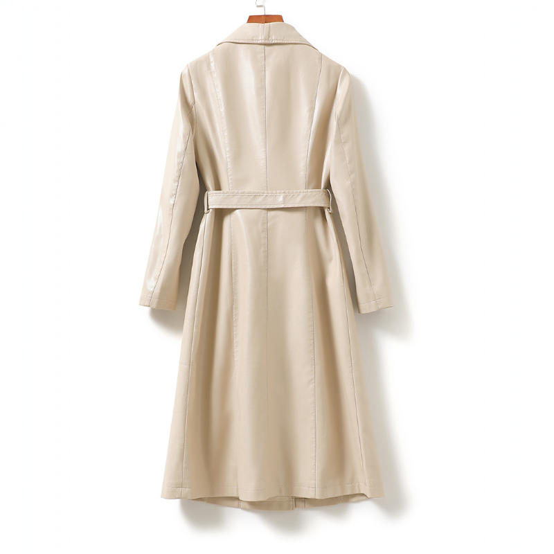 Chelsea Sheepskin Leather Trench Coat - Jack Hafford