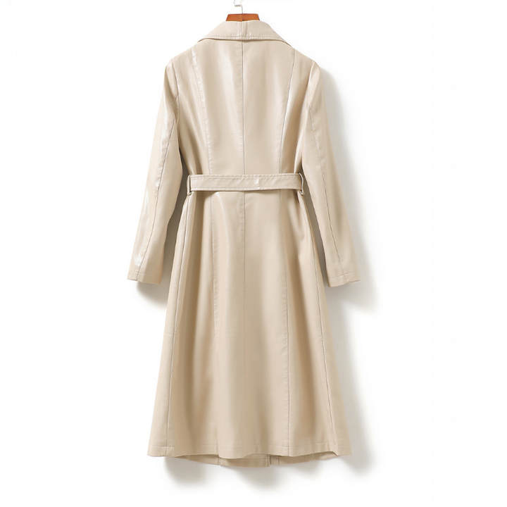 Chelsea Sheepskin Leather Trench Coat - Jack Hafford