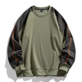 Men's Hoodie | Raglan Sleeves Relaxed Fit Contrast Stitching