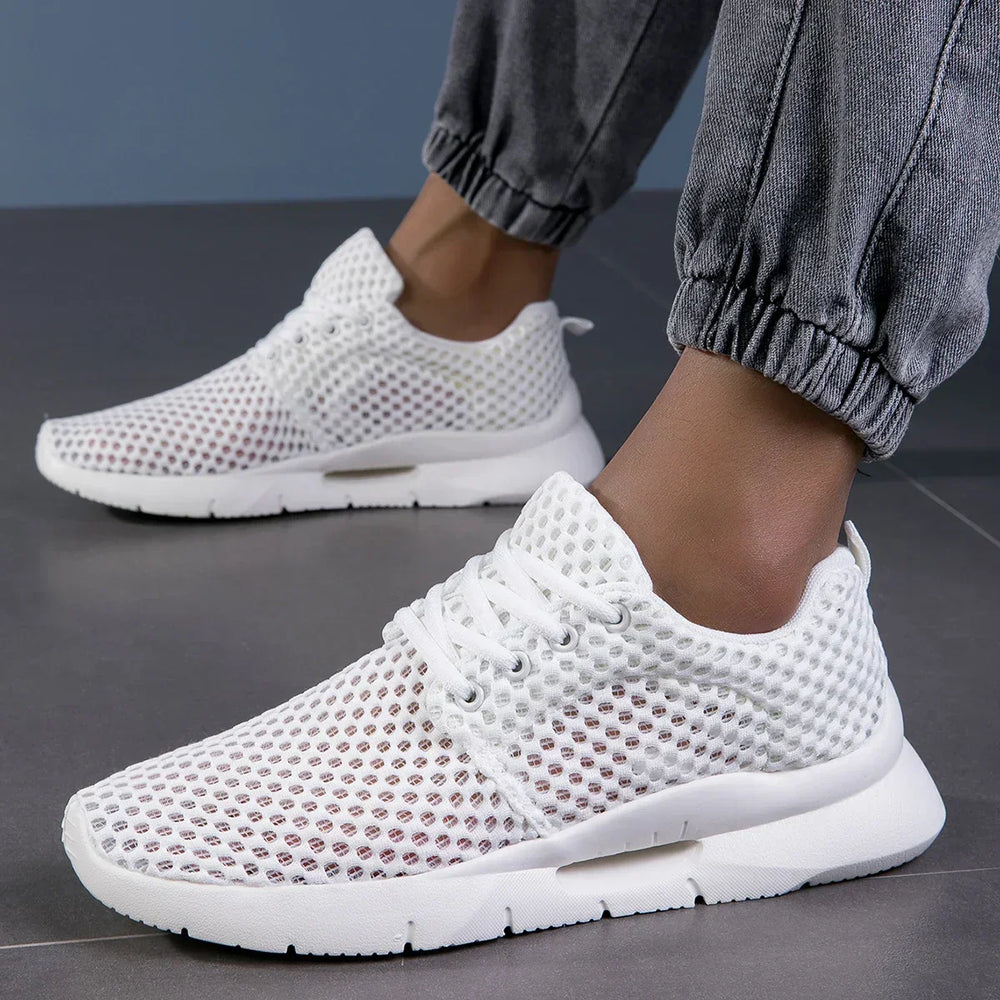 Women's Shoe | Mesh Upper Lace-Up Breathable Lightweight