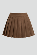 Women's Mini Skirt | Pleated A-Line High Waist