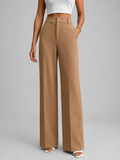 Women's Palazzo Pants | High Waisted Wide Leg Tailored