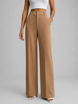 Women's Palazzo Pants | High Waisted Wide Leg Tailored