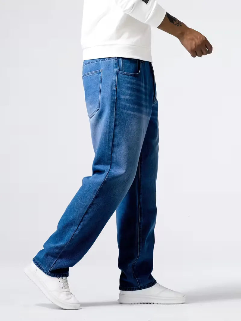 Loose fit jeans met vijf-pocket design