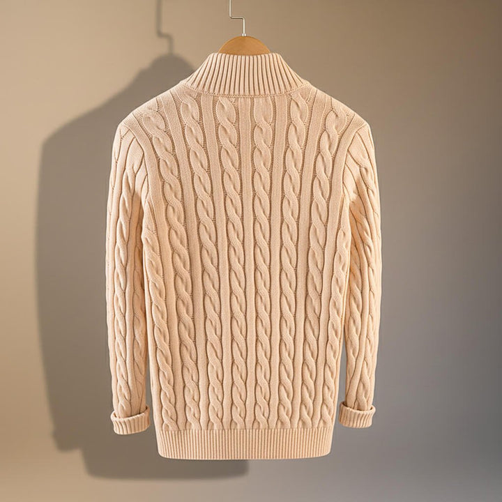 Henry Prestige Cable Knit Sweater - York Miller