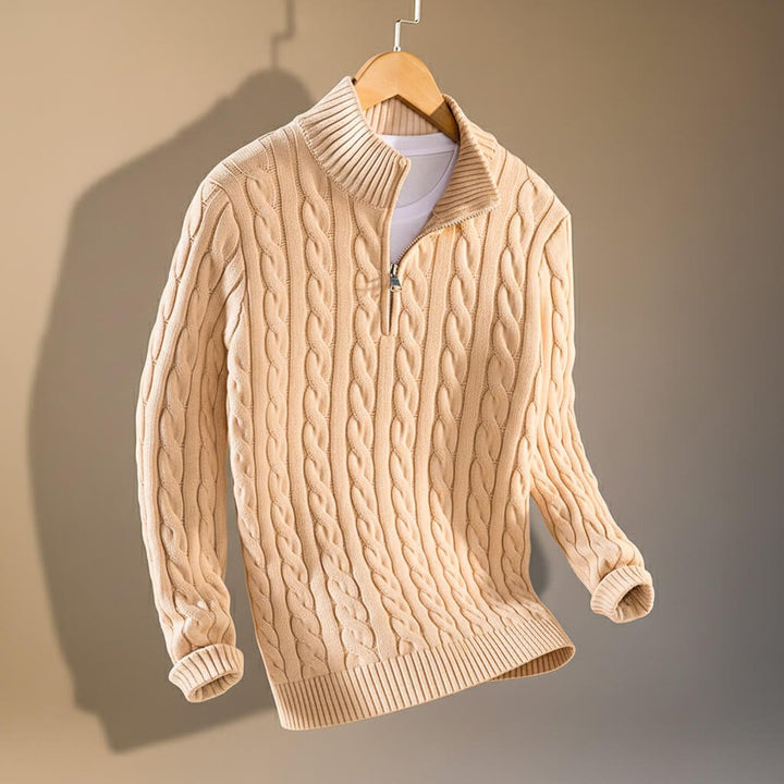 Henry Prestige Cable Knit Sweater - York Miller