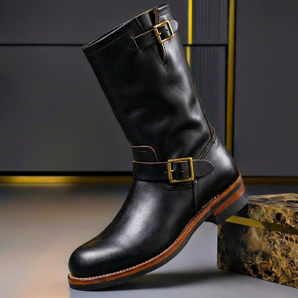 Sullivan Vintage Leather Boots - York Miller