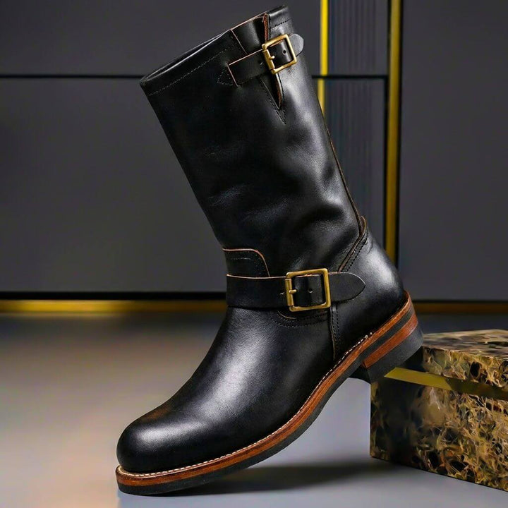 Sullivan Vintage Leather Boots - York Miller
