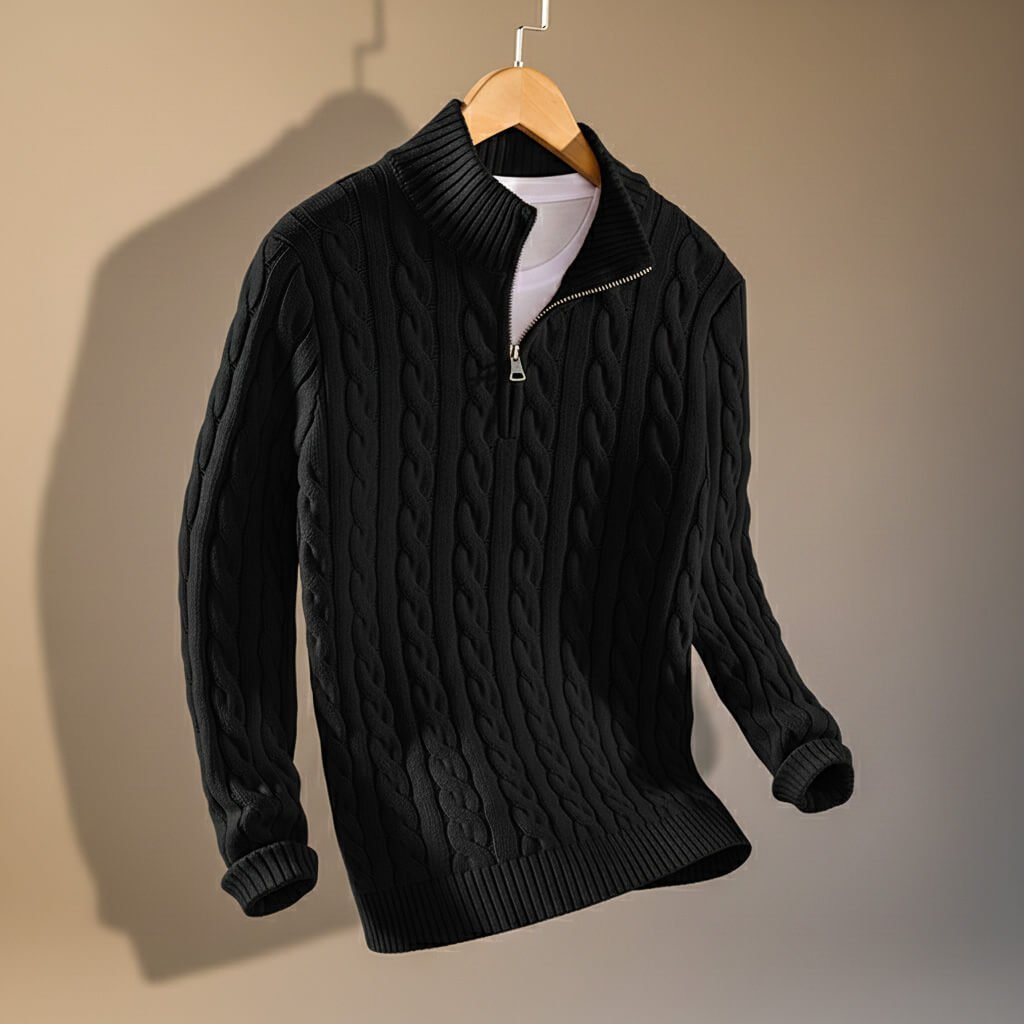 Henry Prestige Cable Knit Sweater - York Miller