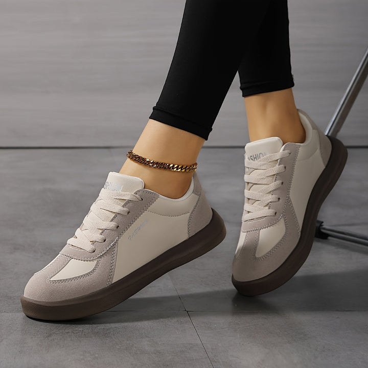 Comfortable Sneakers For Women | Low Top Lace Up Cushioned Sole