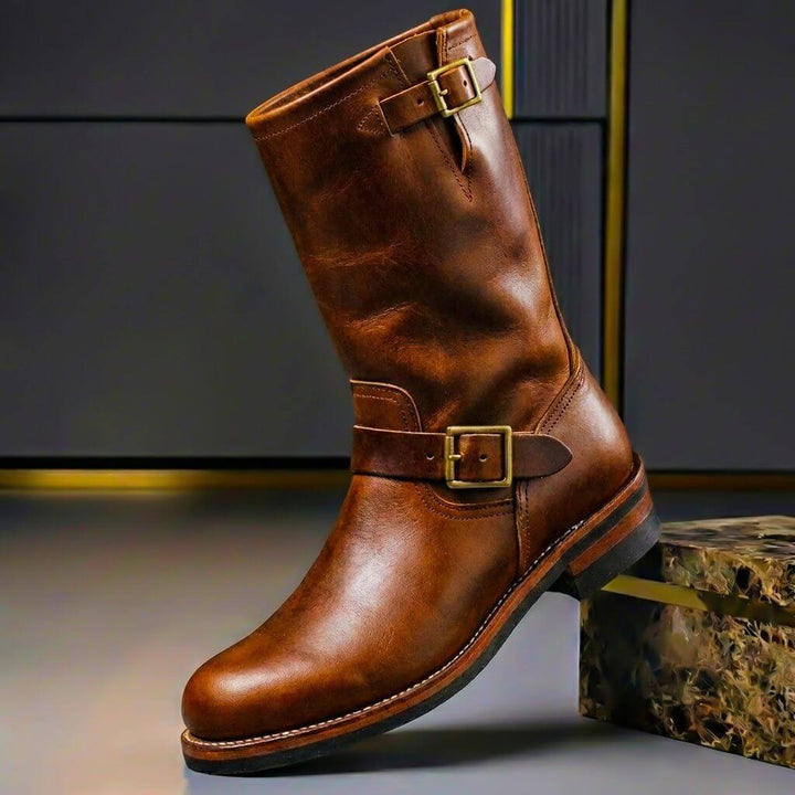 Sullivan Vintage Leather Boots - York Miller