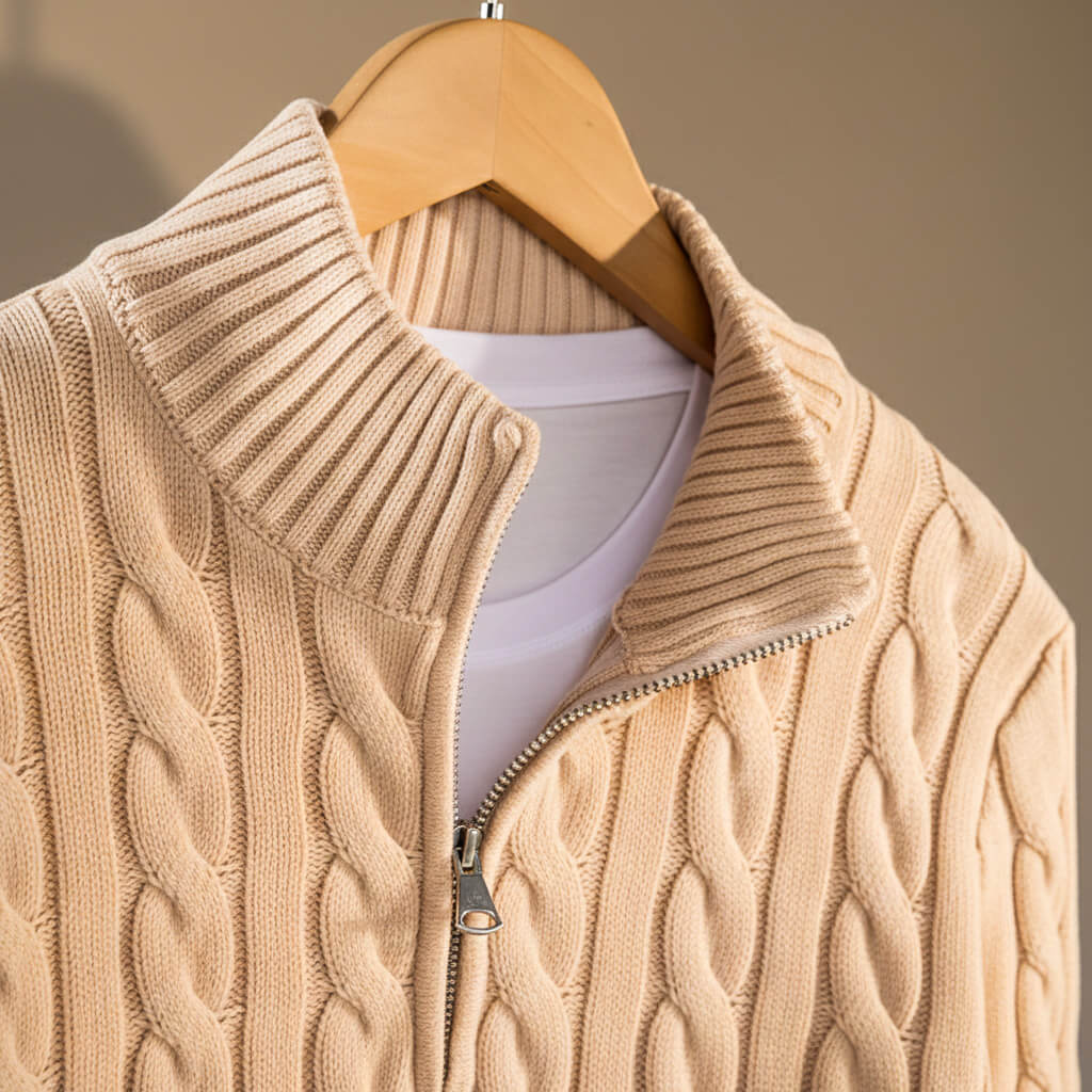 Henry Prestige Cable Knit Sweater - York Miller