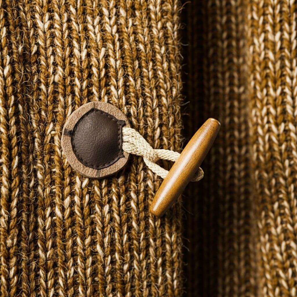 Adrian Wool Knit Hooded Cardigan - York Miller