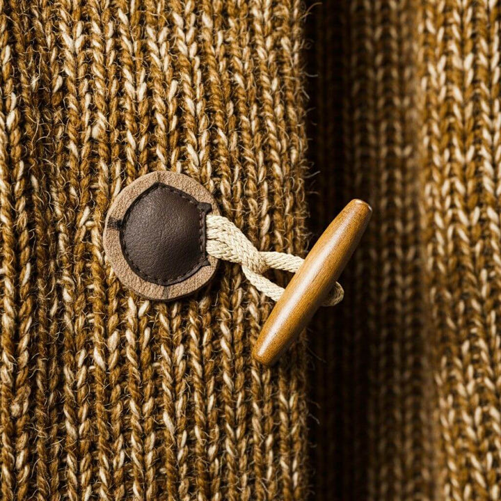 Adrian Wool Knit Hooded Cardigan - York Miller