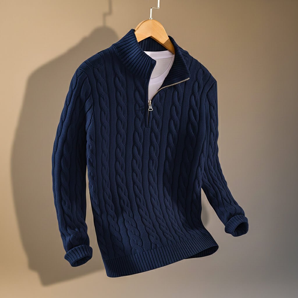Henry Prestige Cable Knit Sweater - York Miller