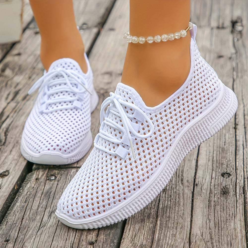 Women's Sneakers | Lace-Up Mesh Breathable Lightweight Sole