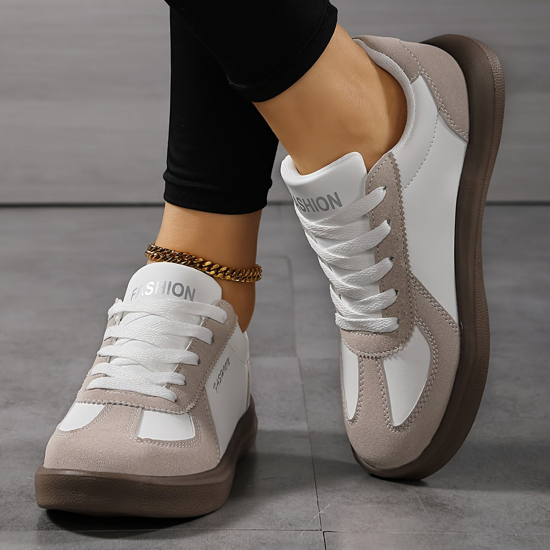Comfortable Sneakers For Women | Low Top Lace Up Cushioned Sole