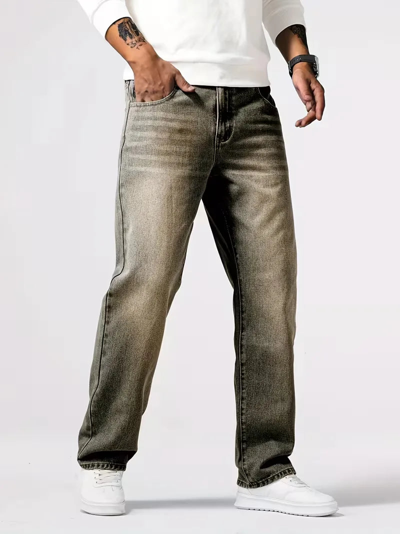 Loose fit jeans met vijf zakken